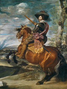 صورة الفروسية لدون غاسبار دي جوزمان (1587-1645) الكونت دوق أوليفاريس ، 1634